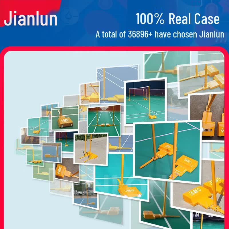 Jianlun Portable ABS Badminton Net and Post Set