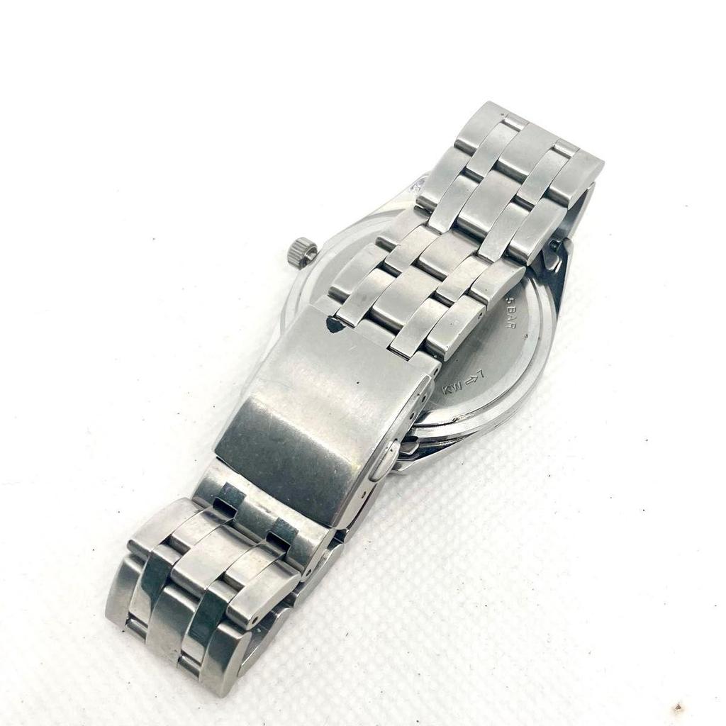 Used CITIZEN Citizen watch quartz date men's new battery replaced
