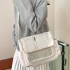 Zipper Bag Solid Color Itabag Cotton Doll Bag Shoulder Bag Creative Transparent Bags  Women