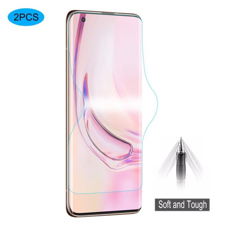 2 PCS ENKAY Hat-Prince 0.1mm 3D Full Screen Protector Explosion-proof Hydrogel Film