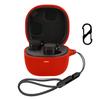 Case Cover for Audio Technica For Audio Technica Wireless Earphone Silicone Protective Case Can Be Worn and Dustproof Carabiner ATH-SQ1TW2 [NOUKAJU]