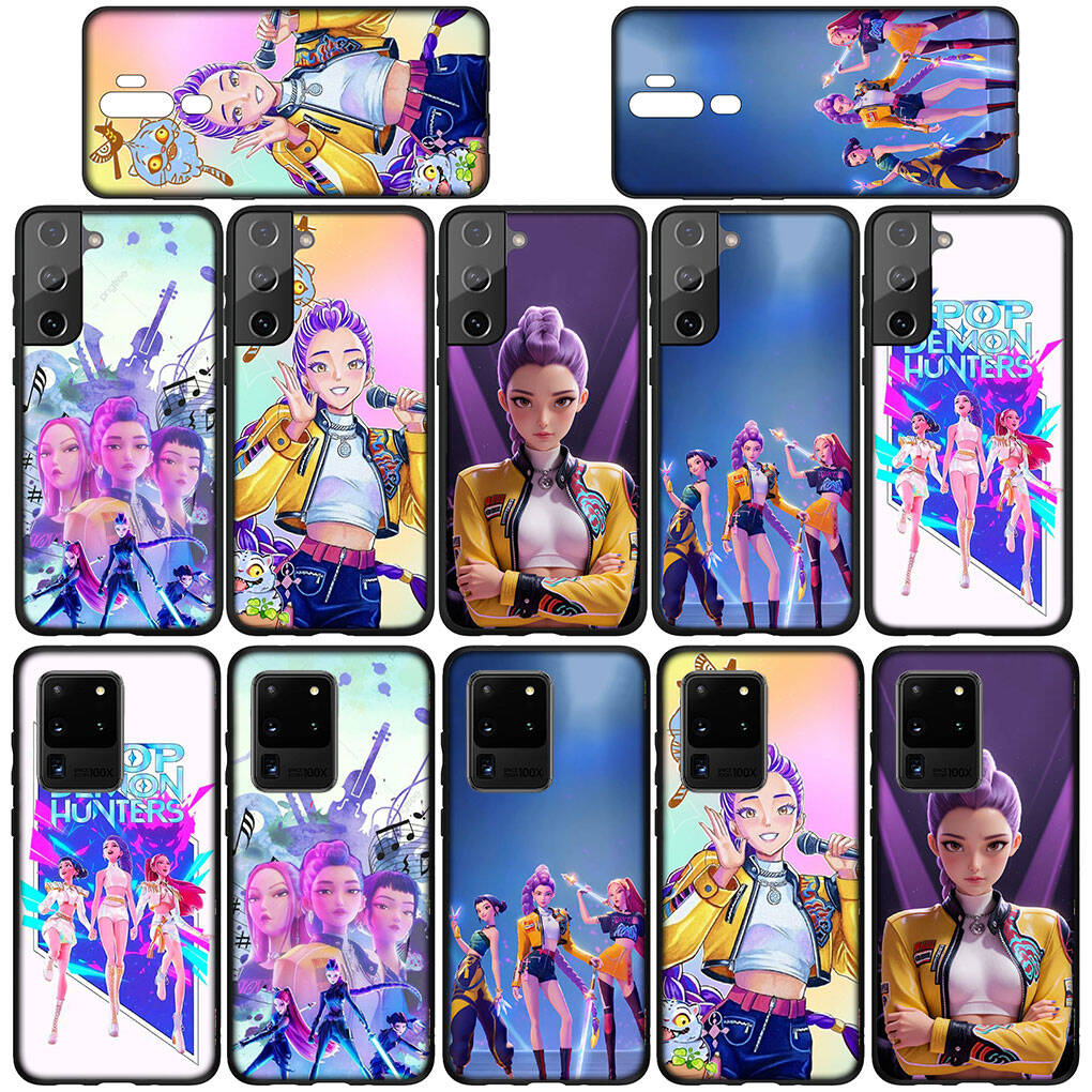 Phone Case for Samsung Galaxy S25 S23 S22 S24 Ultra FE A05 A06 A15 A16 A36 A37 A35 A54 A55 A56 A57 A25 A26 A53 A17 Zoey KPop Demon Rumi Hunter X Cover