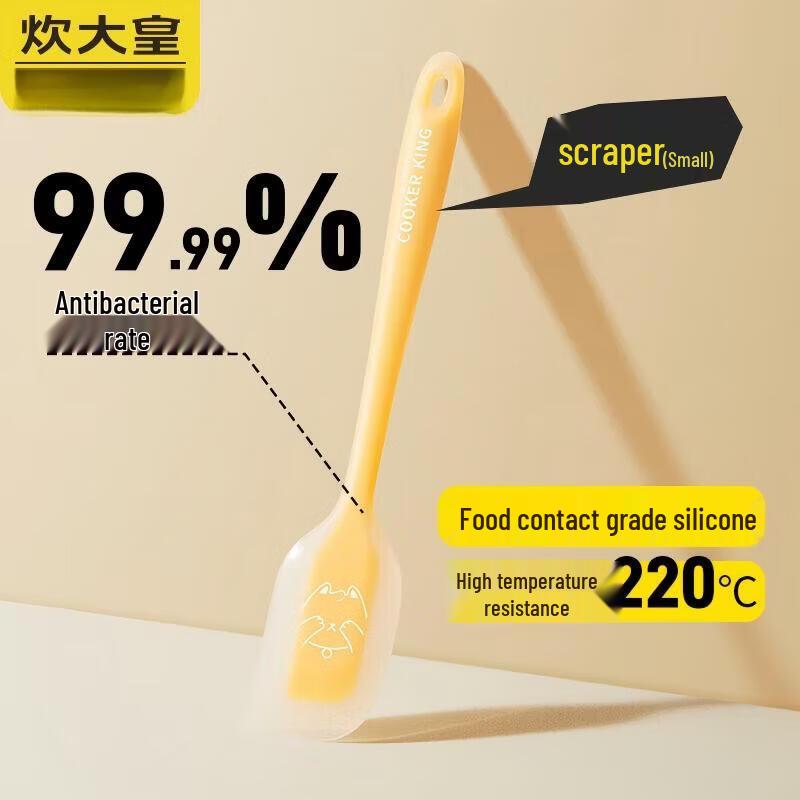 COOKER KING Baby Food Antibacterial Silicone Kitchen Utensil Set