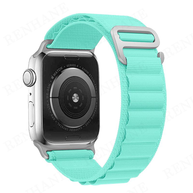 Нейлоновый ремешок Alpine Loop для Apple Watch, ремешок 49 мм, 45 мм, 41 мм, 44 мм, 40 мм, 42 мм, 38 мм, металлический браслет с G-крючком, ремешок IWatch Ultra 34 5 SE 6 7 8