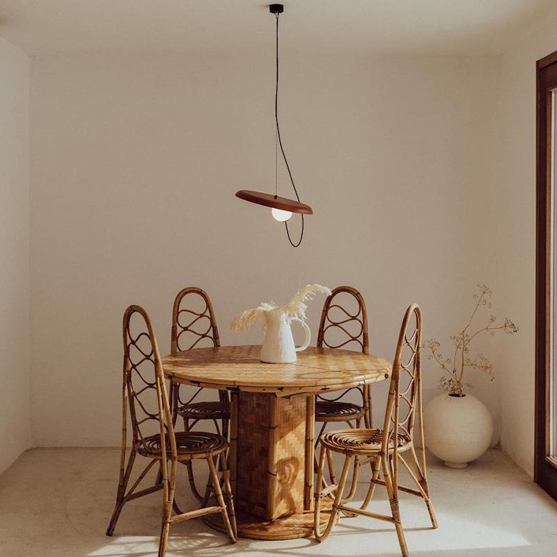 Подвесной светильник Wabi-Sabi Nordic Glass Ball - Минималистичный светодиодный дизайн для спальни и столовой