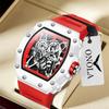 Milky White Design New Fashion Waterproof Quartz Men's Watch Silicone Band