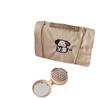 Original Milk Tea Dog Cartoon Large Makeup & Toiletry Bag with Detachable Mesh Storage