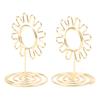 20PCS Wire Table Picture Photo Holder Gold Plated Surface Reusable Table Card Holder for Wedding Anniversary Party Gold