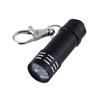 Lightweight Mini 3 LED Flashlight With Detachable Keyring Aluminum Body Waterproof Construction For Camping Essential