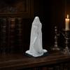 Скульптура Завуалированная Богиня, 3D-печатная скульптура, Загадочная женская фигурка в одеянии, Темный готический, Ударопрочный, Декор, Украшение, Статуэтка для дома, Настольная