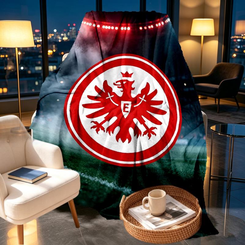 Eintracht Frankfurt Print Blanket - Soft & Comfortable, for Bedroom, Travel, Sofa, Home Decoration - Birthday Christmas Gift for Friend