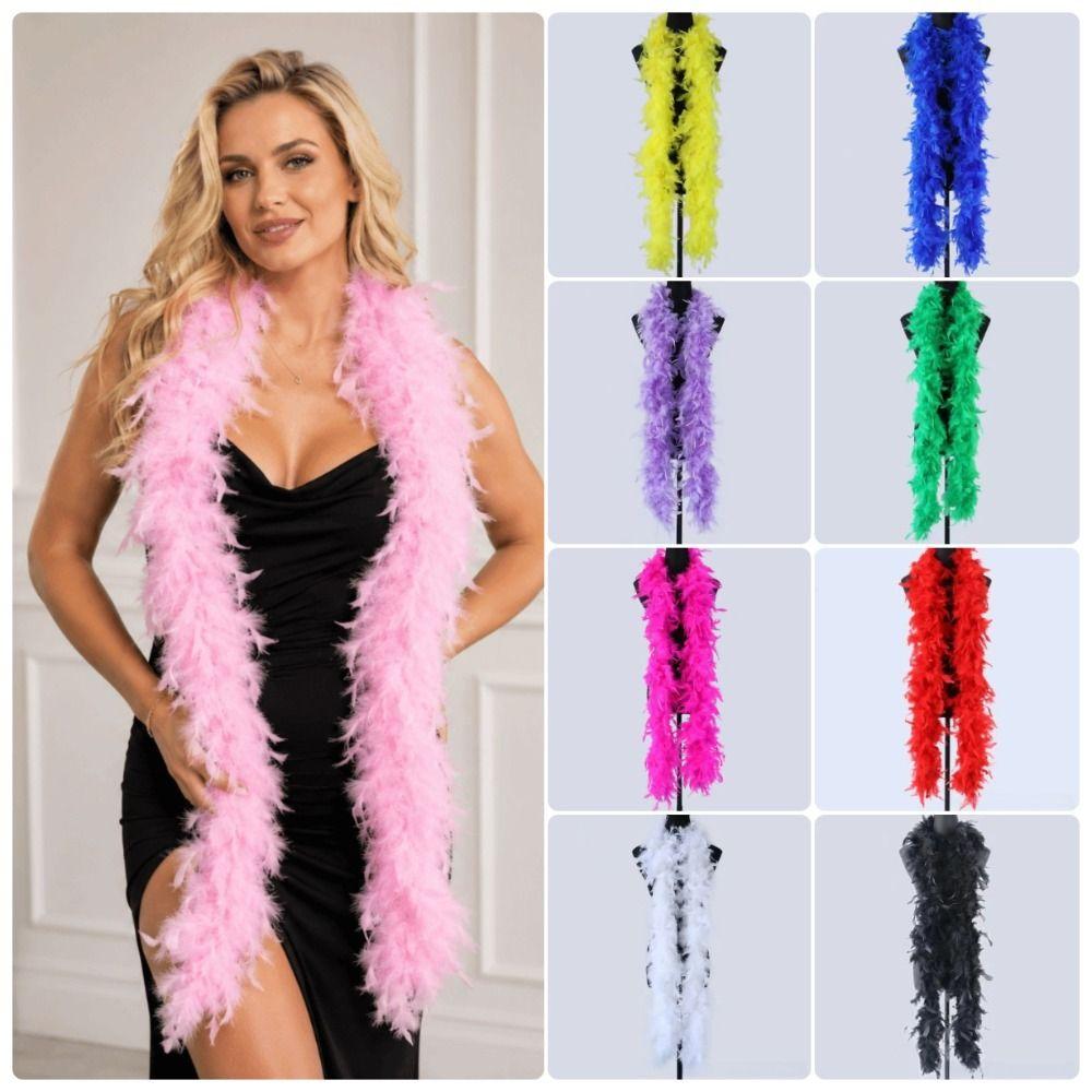 Clothing Edge Decorative Turkey Feathers Boa Party Decoration Wedding Scarf Carnival Party