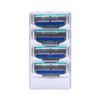 New 8Pcs Men's Quality Manual Care Professional Shaving 3 Layers Razor Blades Compatible for Gillettee Mache 3