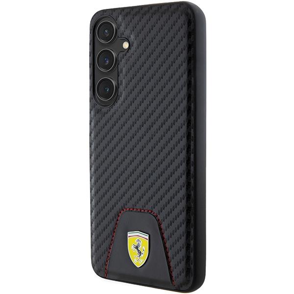 Ferrari Fehcs24Mn3Puk S24+ S926 Czarny/Black Hardcase Carbon Stitched Bottom