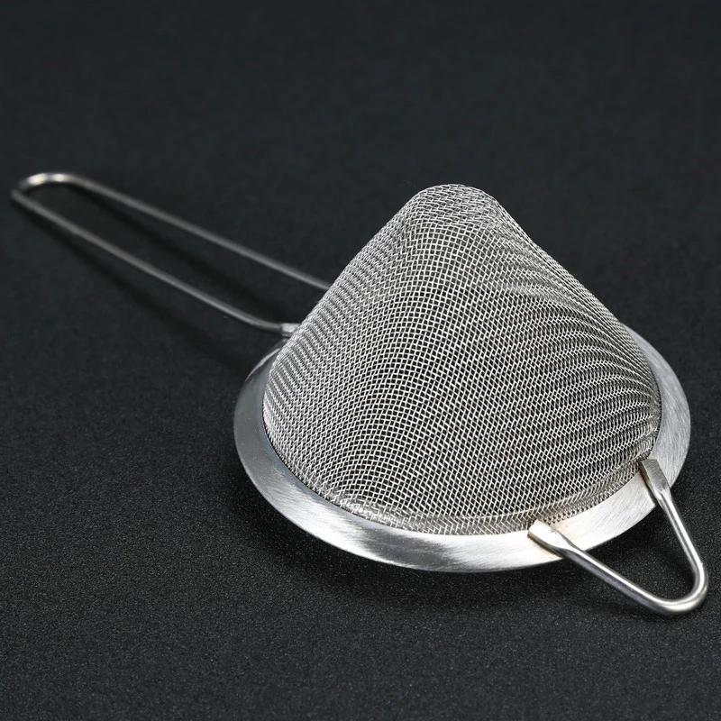 Julep Strainer Cocktail Bar Strainer Нержавеющая сталь Strainer Ложка для коктейлей Бармен Сетчатый фильтр Аксессуары для бара