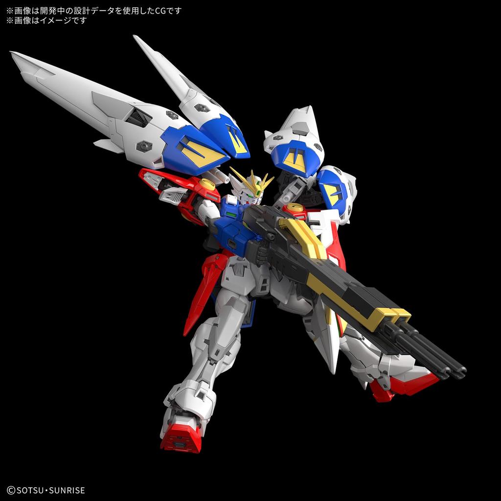 Bandai SPIRITS RG New Mobile Suit Gundam Wing Wing Gundam Zero 1/144 Scale Pre-Colored Plastic Model