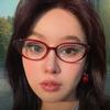 Personalized Cat Eye Eyewear PC Anti Blue Light Flat Mirror Fashionable Oval Frame Glasses Suitable for Tourist Street