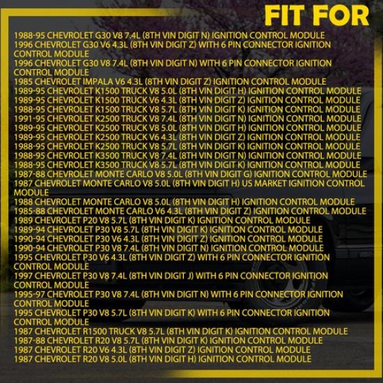 Control For Ignition Module IMPALA Geo SYCLONE Isuzu Buick Cadillac LX340