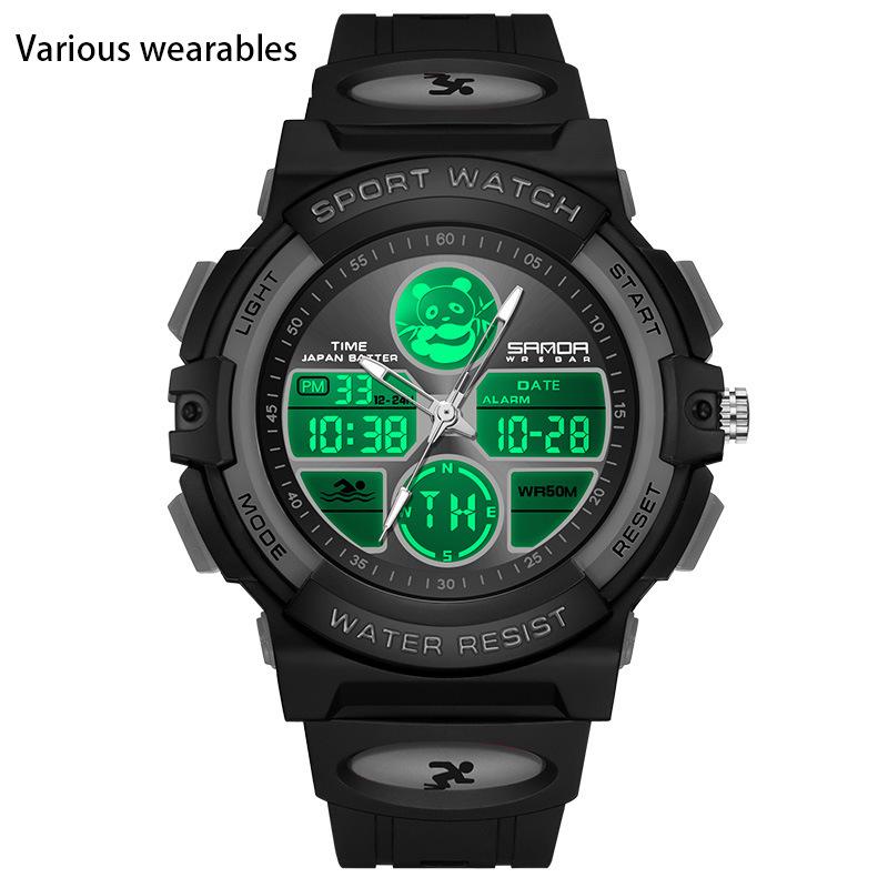 Электронные часы многофункциональные студенческие водонепроницаемые трендовые мужские и женские часы-астронавты
