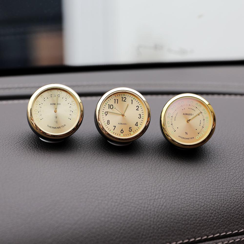 "Светящиеся мини-часы для автомобиля": Гигрометр, термометр, кварцевые часы"