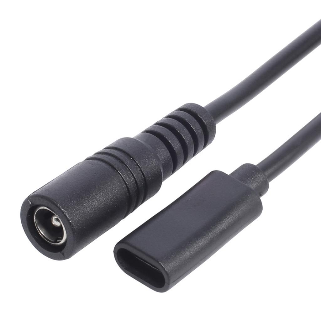 Разъем DC 5521 на разъем Type-C 5.5x2.1 мм на USB Type-C Конвертер Шнур питания Поддержка 5В3А