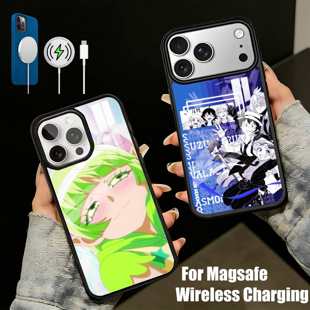 Чехол для телефона I-Iruma S-Suzuki Аниме Ирума КунS Сезон Для iPhone17,16,15,14,13 Plus,Pro Max Магнитный Для Magsafe Беспроводная Зарядка