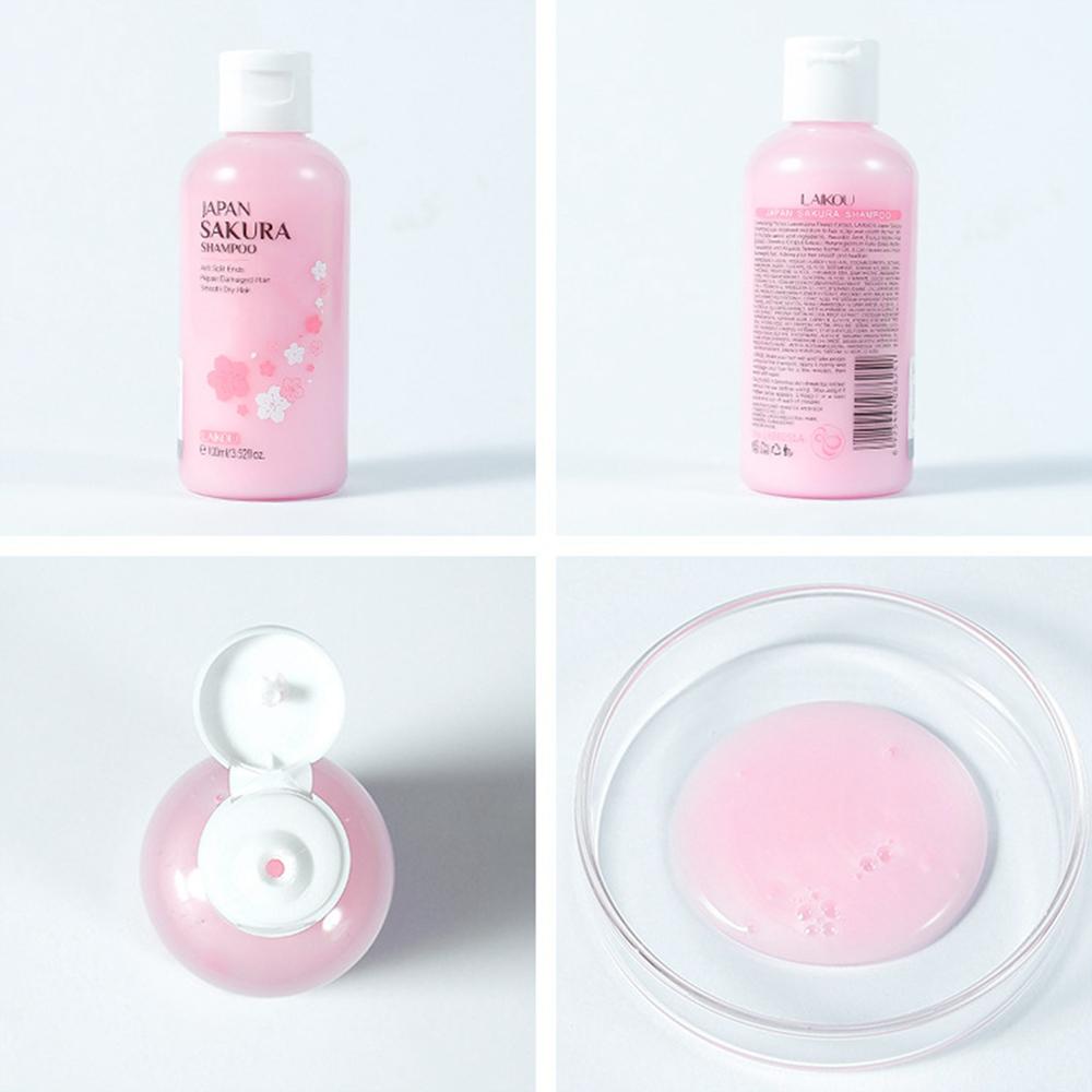 Sakura Shampoo Repair Damaged Hair Moisturizing Nourishing Anti Dandruff Oil Control Shampoos Hair Cleansing Care