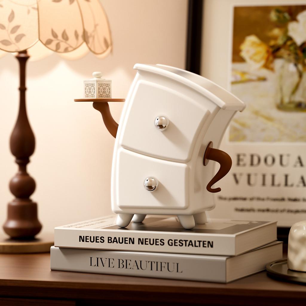 Креативная настольная шкатулка для украшений, коробка для хранения мелочей, милое украшение для стола, для гостиной, коробка для хранения ключей и украшений, подарок на новоселье