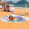 Пляжная лужа-бассейн для малышей, пляжное одеяло, надувной бассейн с сумкой для переноски, летняя игрушка для игр с водой на открытом воздухе для мальчиков, девочек, детей