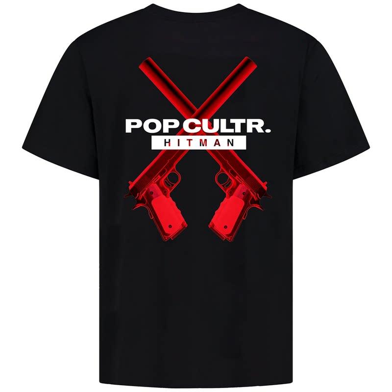 Hitman Oversized Graphic Game Cosplay Graphic Tee Cotton Mens Womens Tshirt Summer Vintage Streetwear