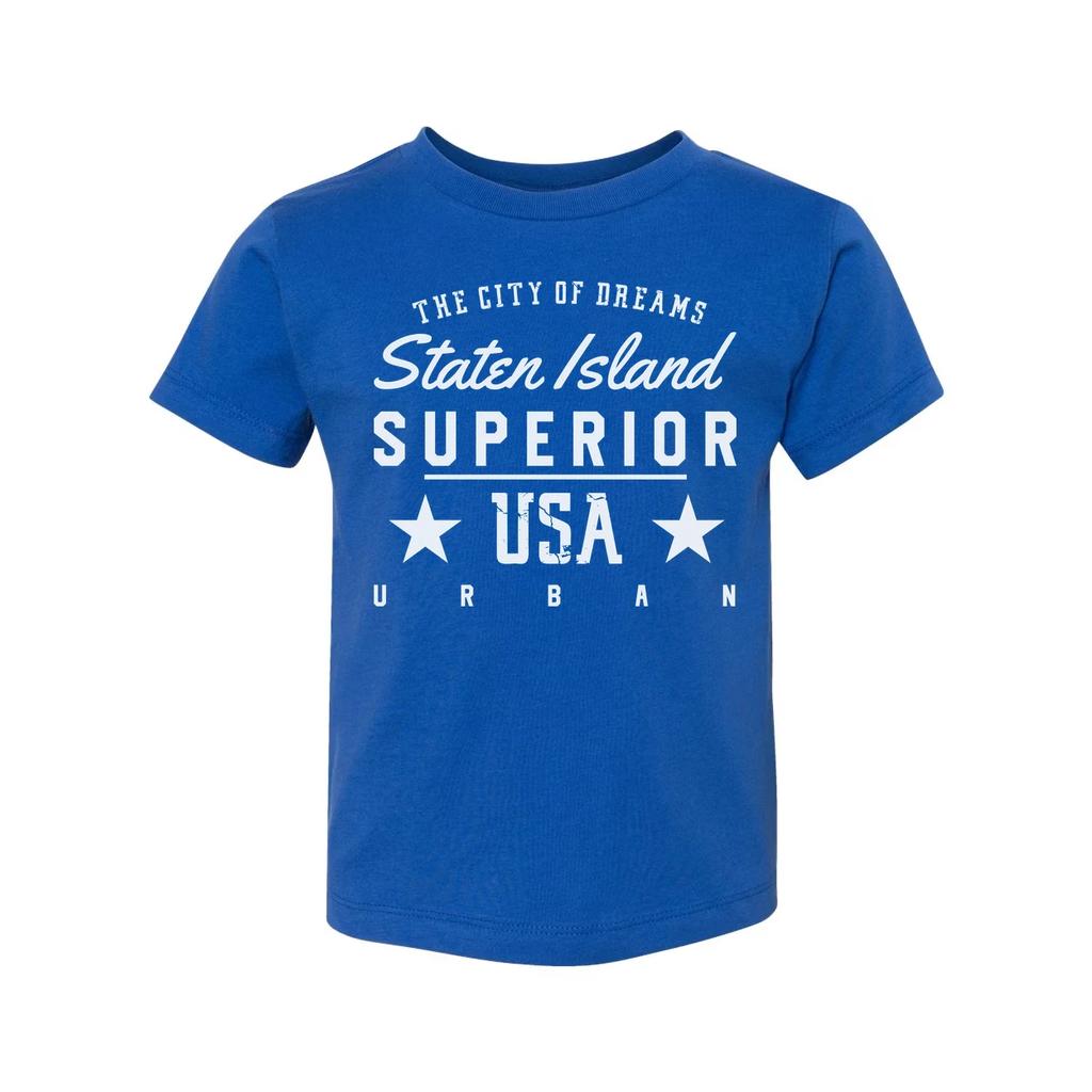 Staten Island Urban Graphic T Shirt The City Of Dreams Superior USA Unisex Tee C