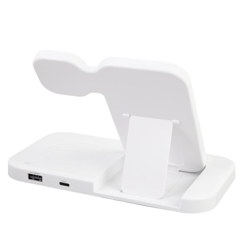 4 in 1 Wireless Charging Station Fit for IWatch Foldable 15W Charger Station for Phone Headphone