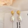 Elegant Pearl Vinteage Women Girls Pearl Dangle Earrings Fashion Baroque Exquissite Ear Rings Lady Classic Drop Earring Jewelry