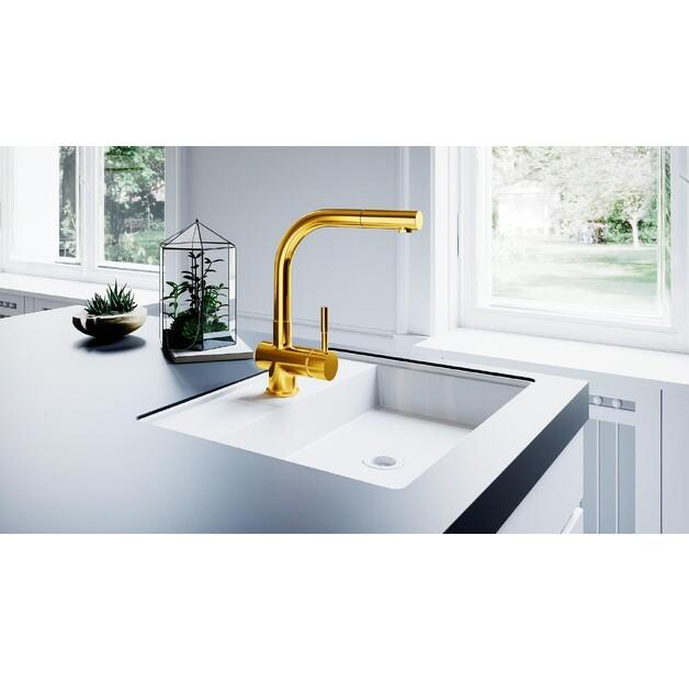 Смеситель Globalo Lobio Light Gold