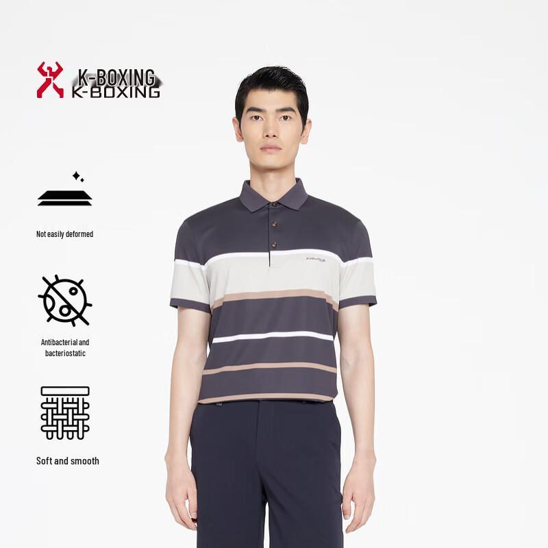 Мужская антибактериальная футболка K-Boxing Business Casual с коротким рукавом