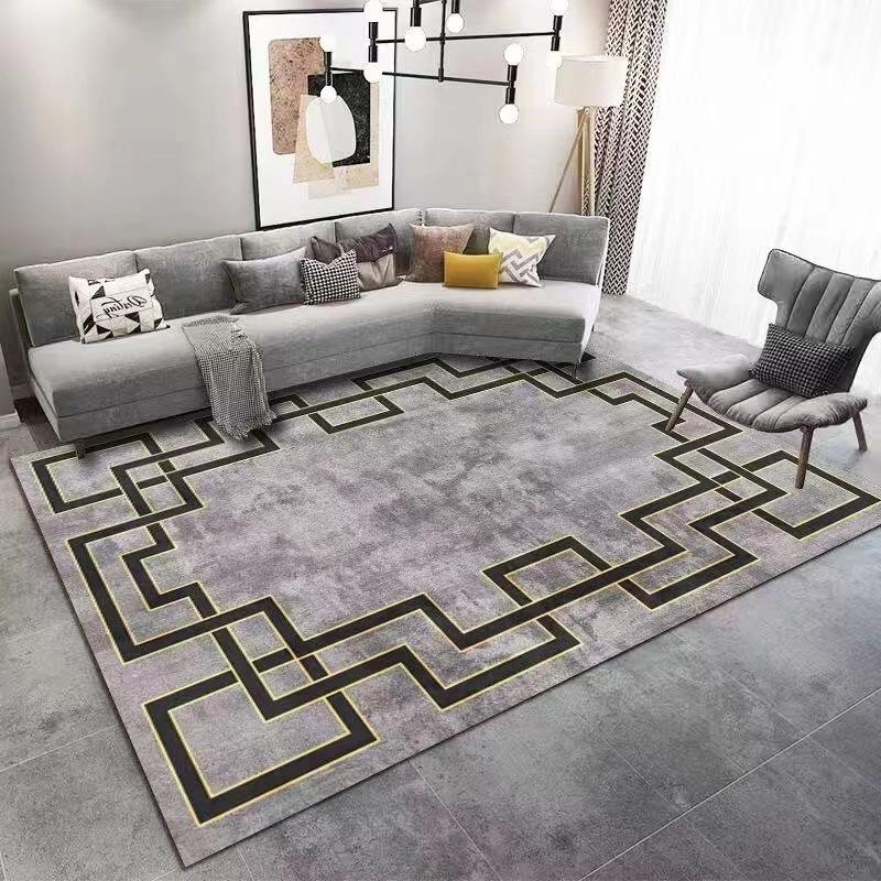 Ковер для гостиной грязеотталкивающий и простой в уходе, прикроватный ковер, ковер под диван и кофейный столик, ковер для большой площади