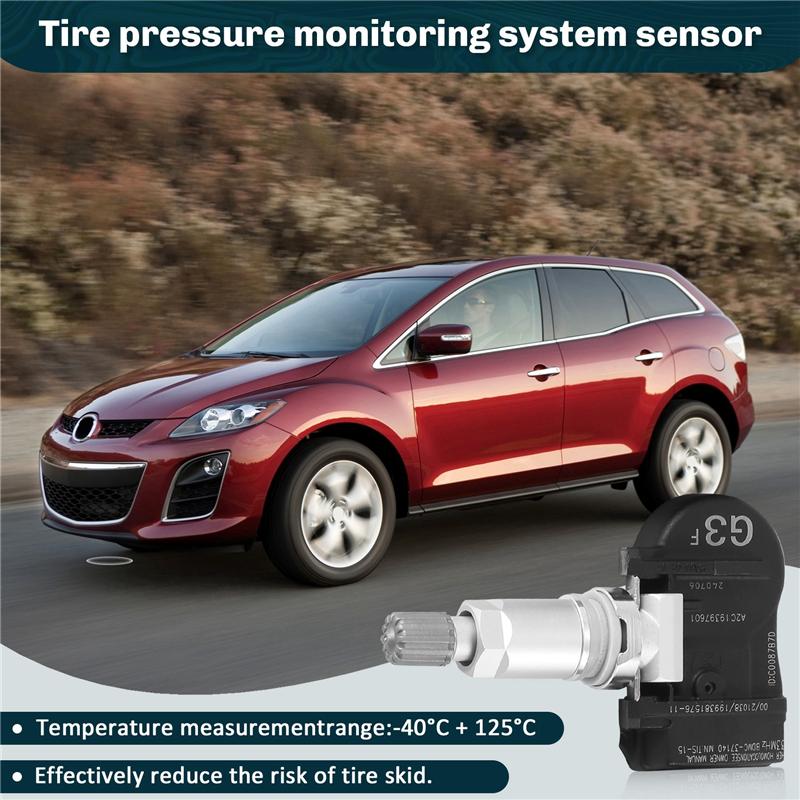 Датчик контроля давления в шинах Для Fiat 124 2016- Mazda 2 3 CX-7 CX-7 CX-9 2008-2013 TPMS 433 МГц BDMC-37140-A87Q