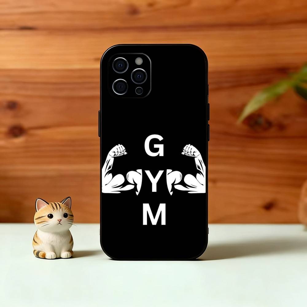 Gym Moode On Phone Case For iPhone 17, 16,15,14,13,12,11 Plus,Pro Max, Others Soft Black Cover