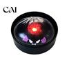 Dumpling Toy Halloween Glitter Squeeze Toy, Spooky Ghost Pumpkin with Steamer, Cute Durable Stress Balls Slow Rising Bun Fidget LED Light for Anxiety