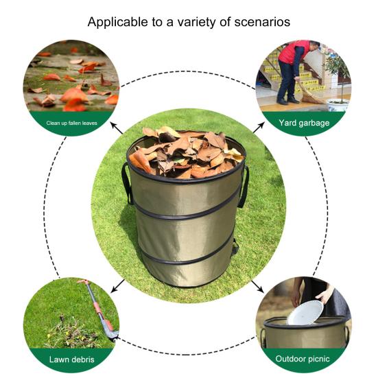 10/24/30 галлонов полезный водонепроницаемый многоразовый мешок для садовых отходов - выдвижной мешок для садоводства для скошенной травы