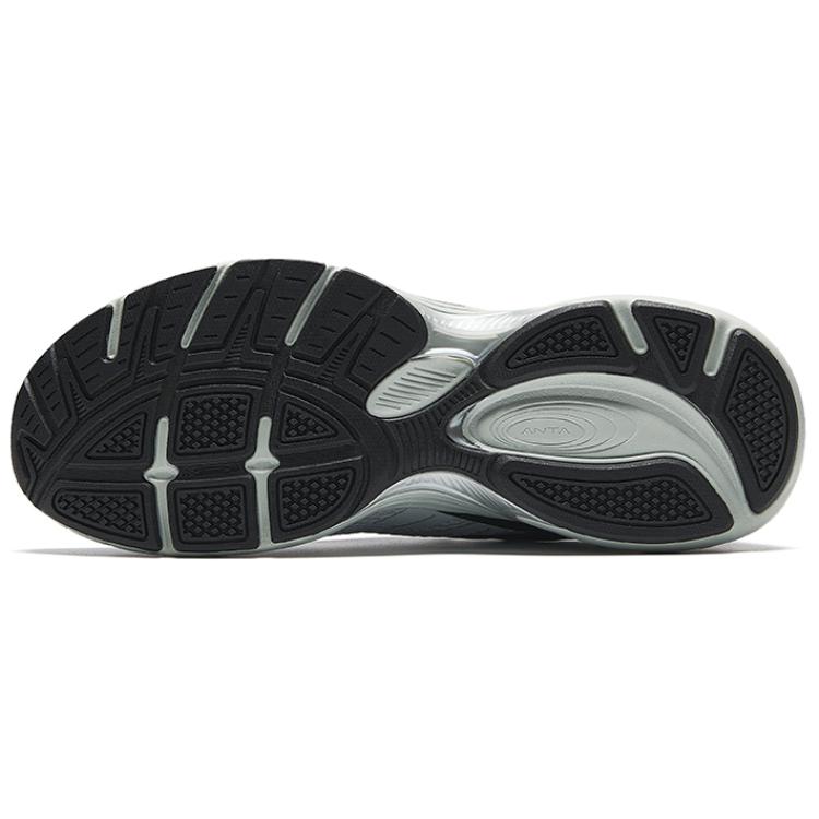 Anta AT2000 Retro Casual Shock Absorbing Non-Slip Low-Top Running Shoes Men Sneaker Gray Black 912435508-4