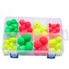 60pcs Fishing Floats Balls Foam Lure Float Balls Drift Ball Fishing Accessory for Fishing