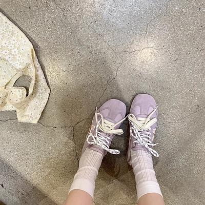 Любовь всеобъемлющая девушка~ 2025 Су Иинь тот же цвет шнурков, цветовая гамма, внутренняя высота, повседневная обувь, обувь Форреста Гампа, женская немецкая тр