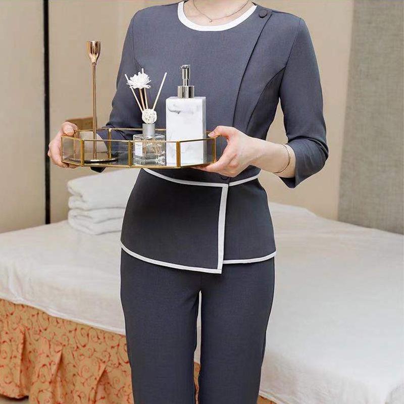 Women's Beauty Salon Technician Uniform - Professional Suit for Aesthetic Skin Management