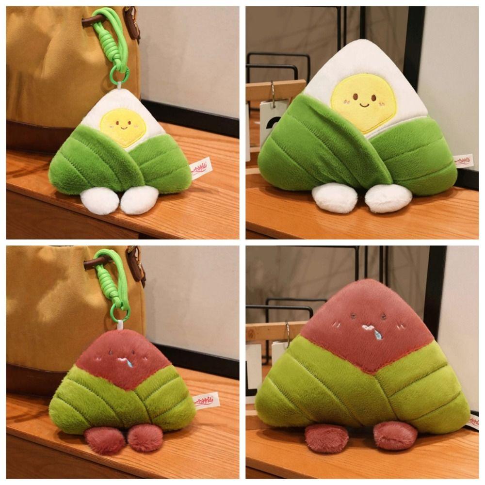 Ultra-Soft Velvet Cartoon Zongzi Plushie Dragon Boat Festival Doll  Bedside Comfort Toy