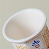 1 шт. Легко чистить Разные места Керамическая текстура Кофейная чашка Наслаждайтесь жизнью Комфортное прикосновение Дома Ретро дизайн с узором Церемония