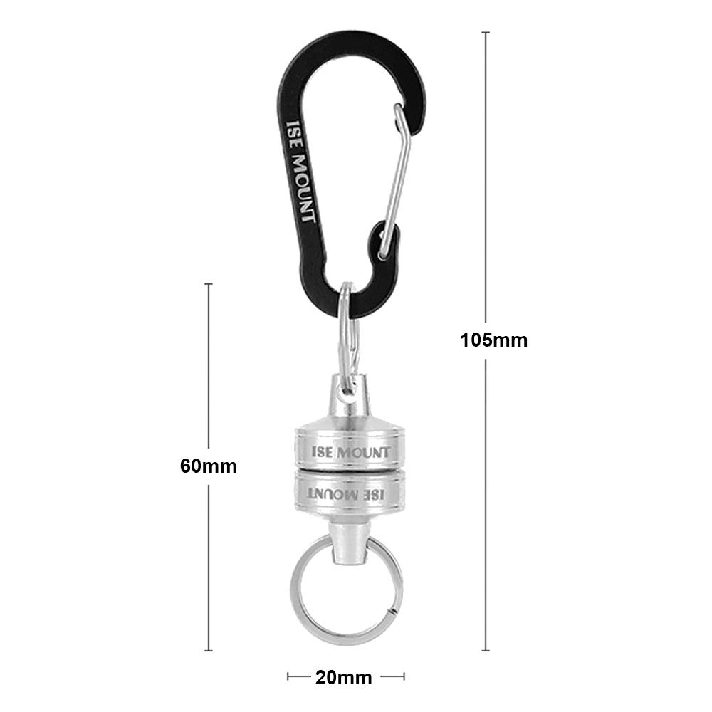 Открытый магнит из нержавеющей стали брелок телескопическая веревка магнитная пряжка на присоске металлическая пряжка с