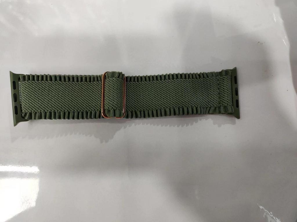 Ремешок из нейлона с кружевным плетением для Apple Watch Series SE, S8, S7, S6, S5, S4