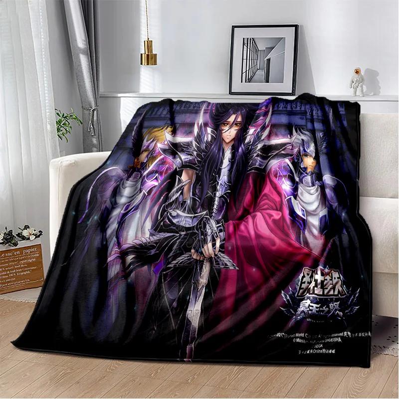 3D Ретро Saint Seiya одеяло с героями мультфильмов, мягкое одеяло для дома, спальни, кровати, дивана, пикника, путешествия, офиса, одеяло, детское одеяло