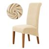 Velvet Chair Cover Stretch Dining Chair Cover Winter Warm Long Back Chair Cover Washable For Kitchen Home El Wedding 1 Pcs